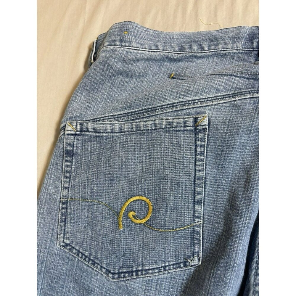 Vintage Rocawear Shorts Mens 40 Jean Blue Y2K Streetwear Wide Leg Baggy - Picture 8 of 8